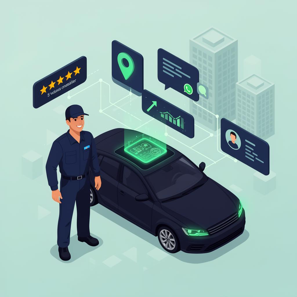 Instalador parceiro conectado a empresas e clientes pela rede InstalConnect